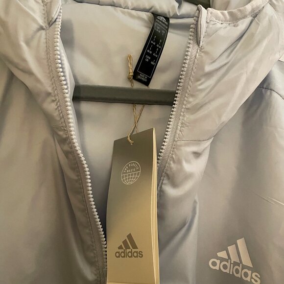 Adidas Primegreen Down Puffer Jacket 3-stripe Sleeves - Picture 3 of 4